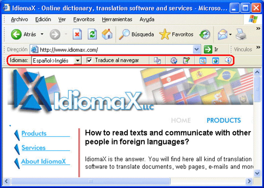 traductor de office idiomax 7.0 serial